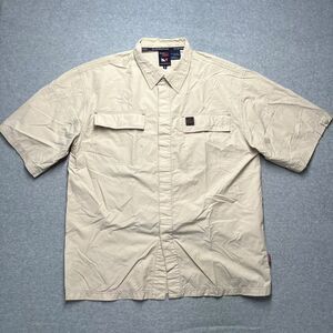 Vintage Southpole Mens M Tech Cargo Utility Button Up Shirt Denim Collection Y2K